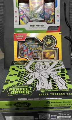 Perfect Order Pokemon Center , First Partner, Pokemon Day All Sealed Combo - Image 2