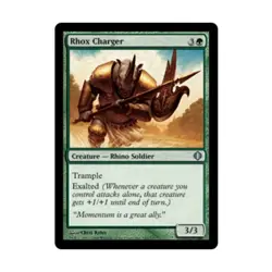 WOTC MtG Shards of Alara Rhox Charger (U) (x4) NM - Image 1