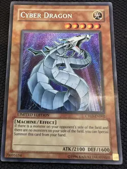 Yu-Gi-Oh Cyber Dragon CT03-EN002 Secret Rare Limited Edition NM - Image 1