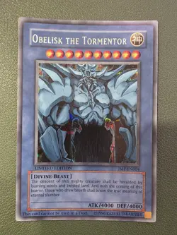 Yu-Gi-Oh! TCG Obelisk the Tormentor Shonen Jump Promo JMP-EN004 Limited - Image 2