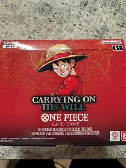 One Piece CCG: Carrying on His Will Booster Box [OP-13] (From Bandai Store) - Image 1