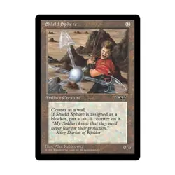 WOTC MtG Alliances Shield Sphere (U2) NM - Image 1