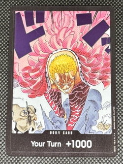 One Piece TCG - Donquixote Doflamingo DON!! Card (Alt Art) Royal Blood Foil NM - Image 1