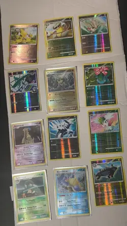 Pokemon Vintage Reverse Holo Card Lot - 12 Cards - Image 1