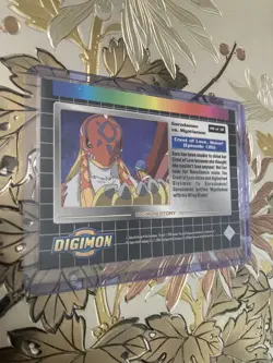 Digimon Card Upper Deck Garudamon Vs. Myotismon Holo 28 Of 32 Vintage - Image 2