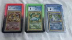 Pokemon Celebrations 25th Anniversary BIG 3 CGC Graded sequential cards 9,9,9.5 - Image 1