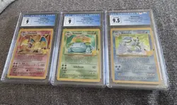 Pokemon Celebrations 25th Anniversary BIG 3 CGC Graded sequential cards 9,9,9.5 - Image 2