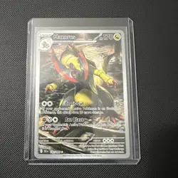Pokemon Haxorus 147/086 Sv: Black Bolt Holo illustration Rare card NM - Image 1