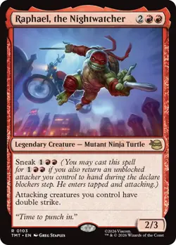 [1x] Raphael, the Nightwatcher - Foil Near Mint, English UB: Teenage Mutant Ninj - Image 1