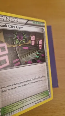 Pokemon TCG Plasma Storm Virbank City Gym Trainer Card (with mark) - Image 2