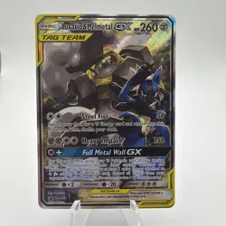 Lucario & Melmetal GX SM192 Sun and Moon Tag Team Pokemon Black Star Promo - Image 1