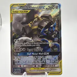 Lucario & Melmetal GX SM192 Sun and Moon Tag Team Pokemon Black Star Promo - Image 4