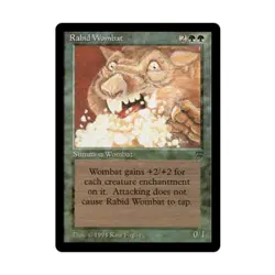WOTC MtG Legends Rabid Wombat (U) VG - Image 1