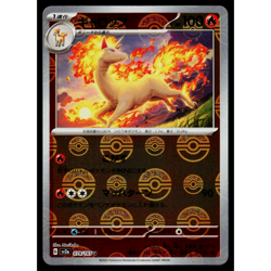 RAPIDASH 078/165 POKEBALL REVERSE HOLO SCARLET VIOLET 151 JAPANESE POKEMON TCG - Image 1