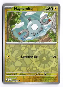 Pokemon Surging Sparks Magnemite 058/191 Common Reverse Holo - Image 1