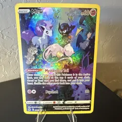 Pokemon Mew GG10/GG70 Crown Zenith Galarian Gallery Ultra Rare Full Art Holo - Image 1
