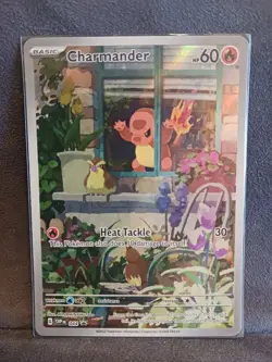 Pokemon TCG - Charmander 044 Promo SVP Scarlet & Violet Holo - Image 1