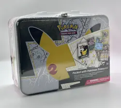 Pokemon 25th Anniversary Celebrations Treasure Chest Lunchbox Tin Factory SEALED - Image 1