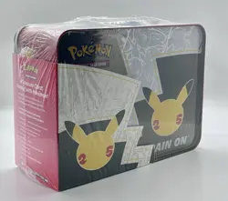 Pokemon 25th Anniversary Celebrations Treasure Chest Lunchbox Tin Factory SEALED - Image 2