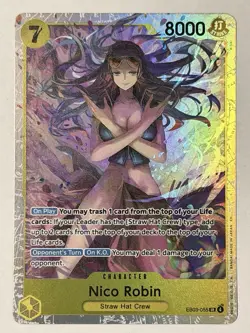 Nico Robin (055) EB03-055 Extra Booster: One Piece Heroines Edition TCG SR Foil - Image 1
