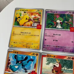 Pokemon McDonald’s Promo Card Set of 6 – Complete Collection – Last One! Pikachu - Image 5