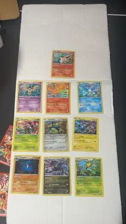 Pokemon 2013 Holo Card Lot - Victini, Moltres, Articuno, Genesect, 10 Cards - Image 1