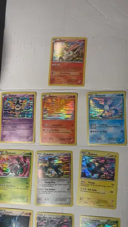 Pokemon 2013 Holo Card Lot - Victini, Moltres, Articuno, Genesect, 10 Cards - Image 2