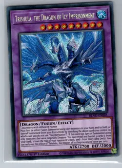 Trishula, the Dragon of Icy Imprisonment BLAR-EN048 - Yu Gi Oh Card - NM - Image 1