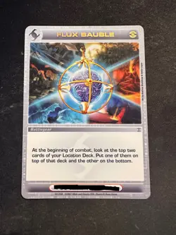 Flux Bauble - Rare - Chaotic Card - Dawn of Perim N/M - Image 1