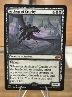 Archon of Cruelty (Showcase) Modern Horizons 2 Regular Free Shipping! - Image 1