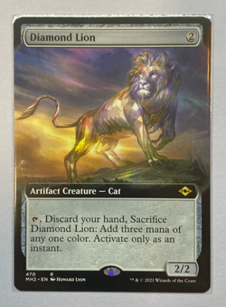 MTG - Modern Horizons 2 - Diamond Lion - Extended Art - NM - Image 1