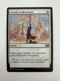 Swords to Plowshares MTG Magic the Gathering Card NM Near Mint TDC - Image 1