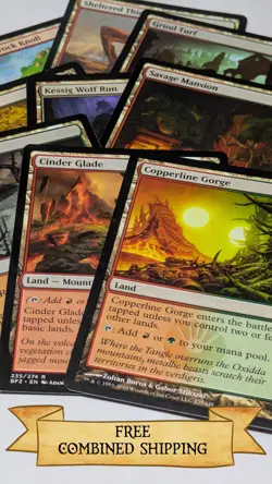 Magic The Gathering: Commander Staples Gruul Land Lot - Image 1