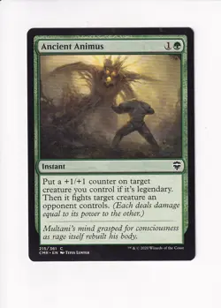 2020 MAGIC THE GATHERING MTG COMMANDER LEGENDS ANCIENT ANIMUS (#2) (X) - Image 1
