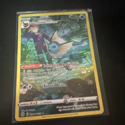Pokemon TCG Vaporeon Sword & Shield Mfg: Brilliant Stars Tg02/Tg30 Holo... - Image 1