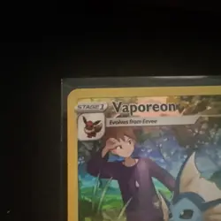 Pokemon TCG Vaporeon Sword & Shield Mfg: Brilliant Stars Tg02/Tg30 Holo... - Image 3