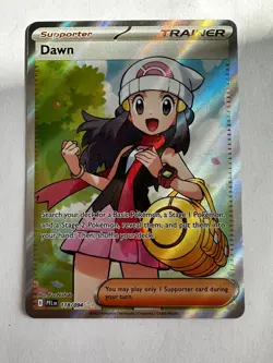 Pokemon Phantasmal Flames Dawn 118/094 Full Art Trainer Mega Evolutions NM - Image 1
