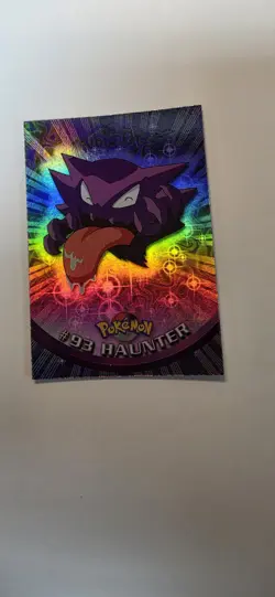 Pokemon Topps Foil Haunter #93 Blue Logo Holo Rare - Image 1