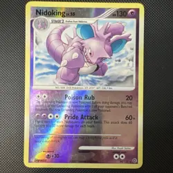 Pokemon Nidoking 34/132 Secret Wonders 130 HP Rare Reverse Holo English - Image 1