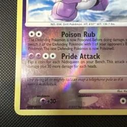 Pokemon Nidoking 34/132 Secret Wonders 130 HP Rare Reverse Holo English - Image 5