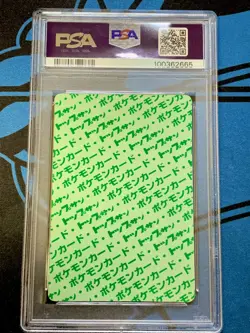 PSA 9 Pokemon Japanese Charmander Green Back 1997 Topsun #P161 - Image 2