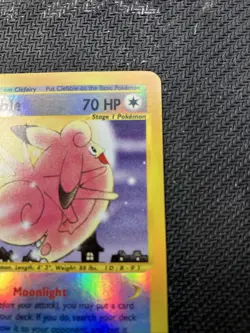 2002 Pokemon Expedition Clefable Reverse Holo 07/165 Rare E-reader - Image 5