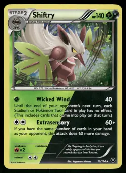 Shiftry (Cosmos Holo) 011/114 Promo Pokemon - Image 1