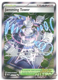Jamming Tower 261/217 Ultra Rare Destined Rivals Pokemon NM - Image 1
