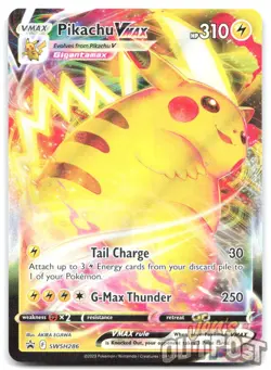 Pikachu VMAX SWSH286 Holo Promo Sword & Shield Promo Pokemon NM - Image 1