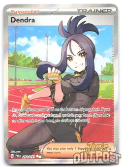 Dendra 250/193 Ultra Rare Paldea Evolved Pokemon NM - Image 1