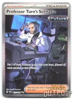 Professor Turo's Scenario 257/182 Paradox Rift Pokemon NM - Image 1