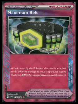 Maximum Belt 154/162 ACE SPEC Rare Temporal Forces Pokemon Near Mint - Image 1