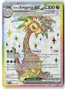 Alolan Exeggutor ex 225/191 Surging Sparks NM - Image 1