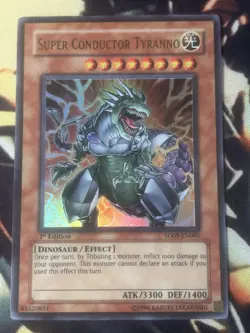 Yugioh: Super Conductor Tyranno - SD09-EN001 - Ultra Rare - 1st Edition - NM - Image 1
